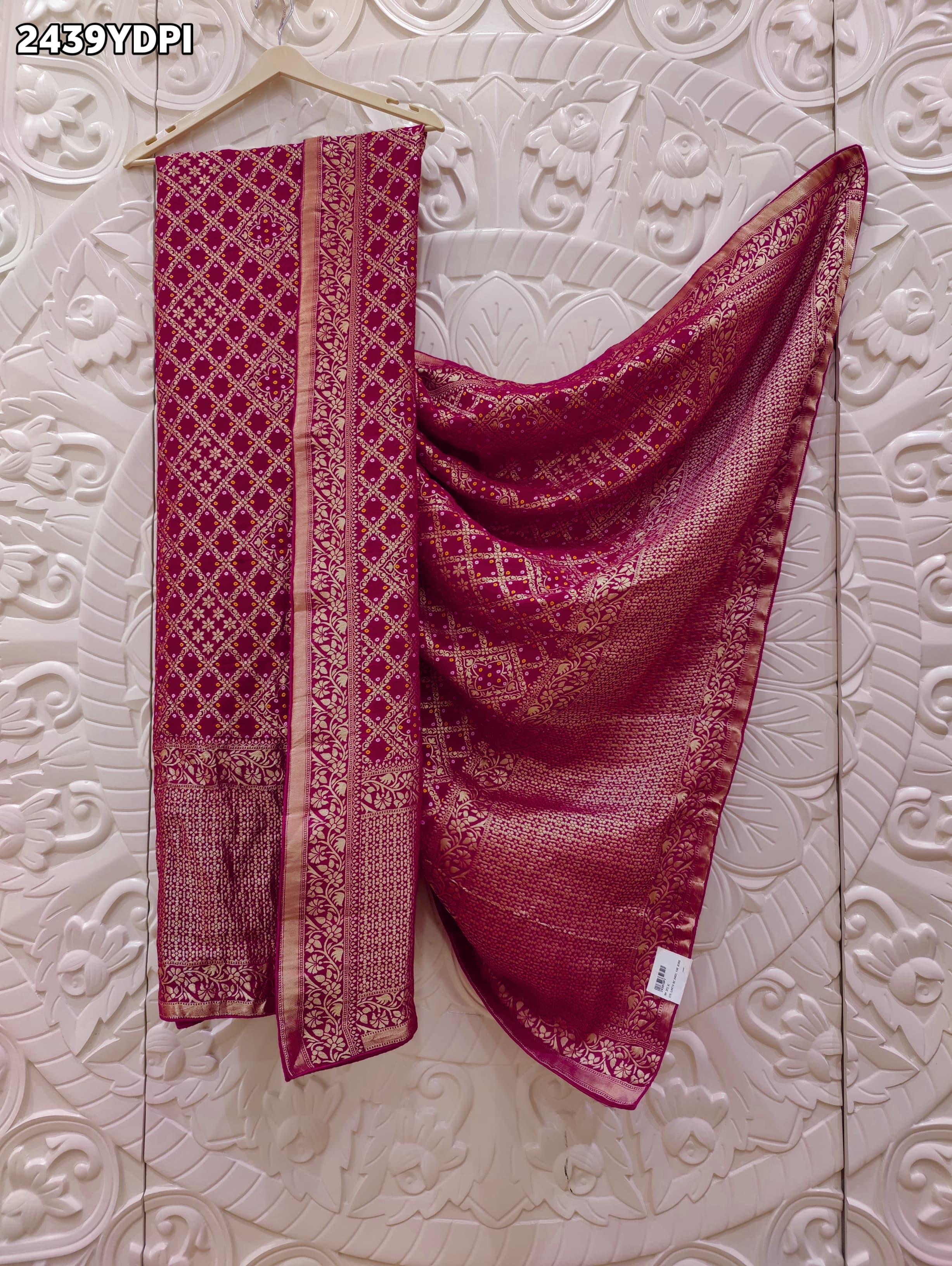 KcPc New Georgette Banarasi Style With Zari weaving Work Dupatta SATISH