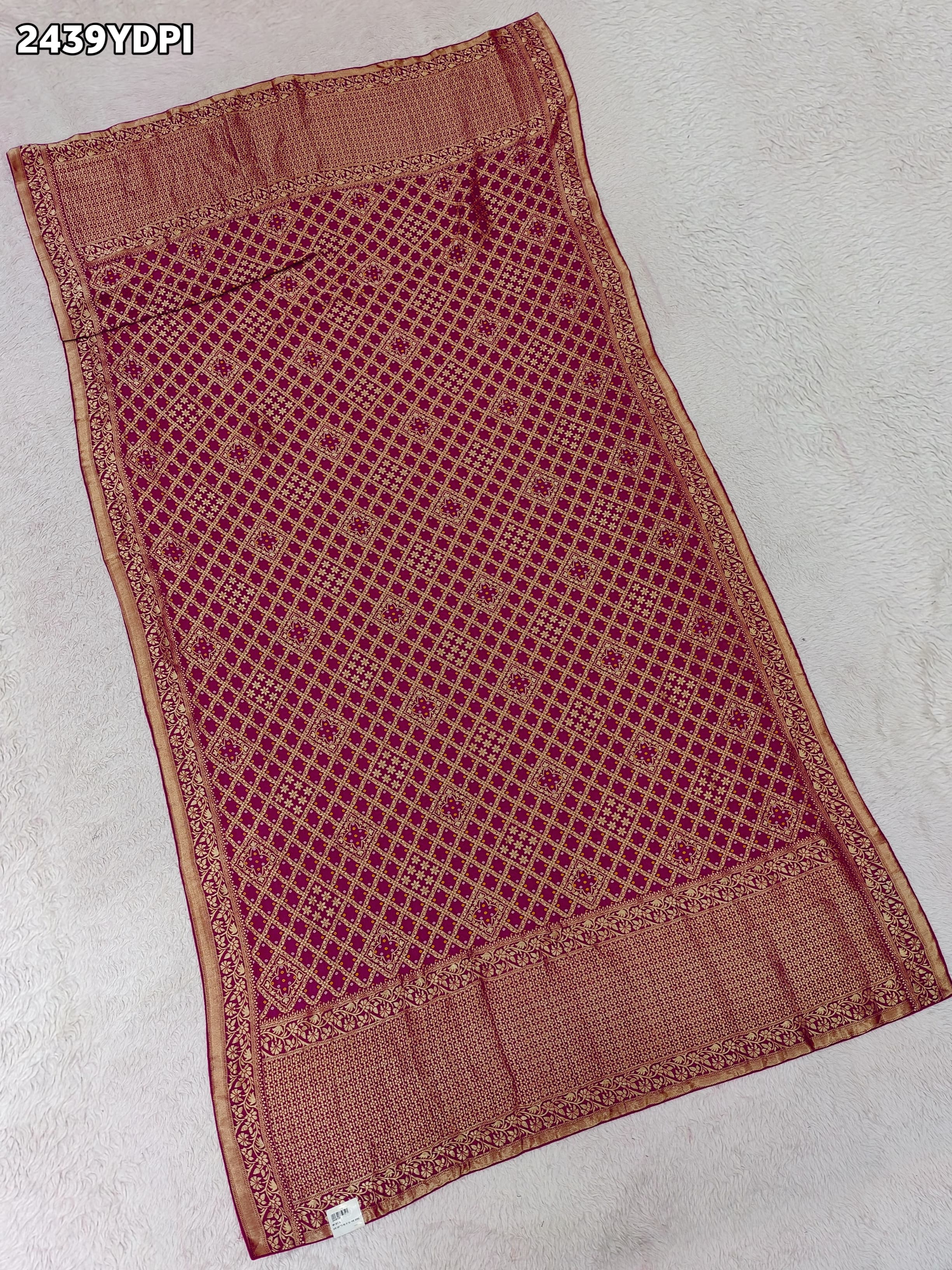 KcPc New Georgette Banarasi Style With Zari weaving Work Dupatta SATISH