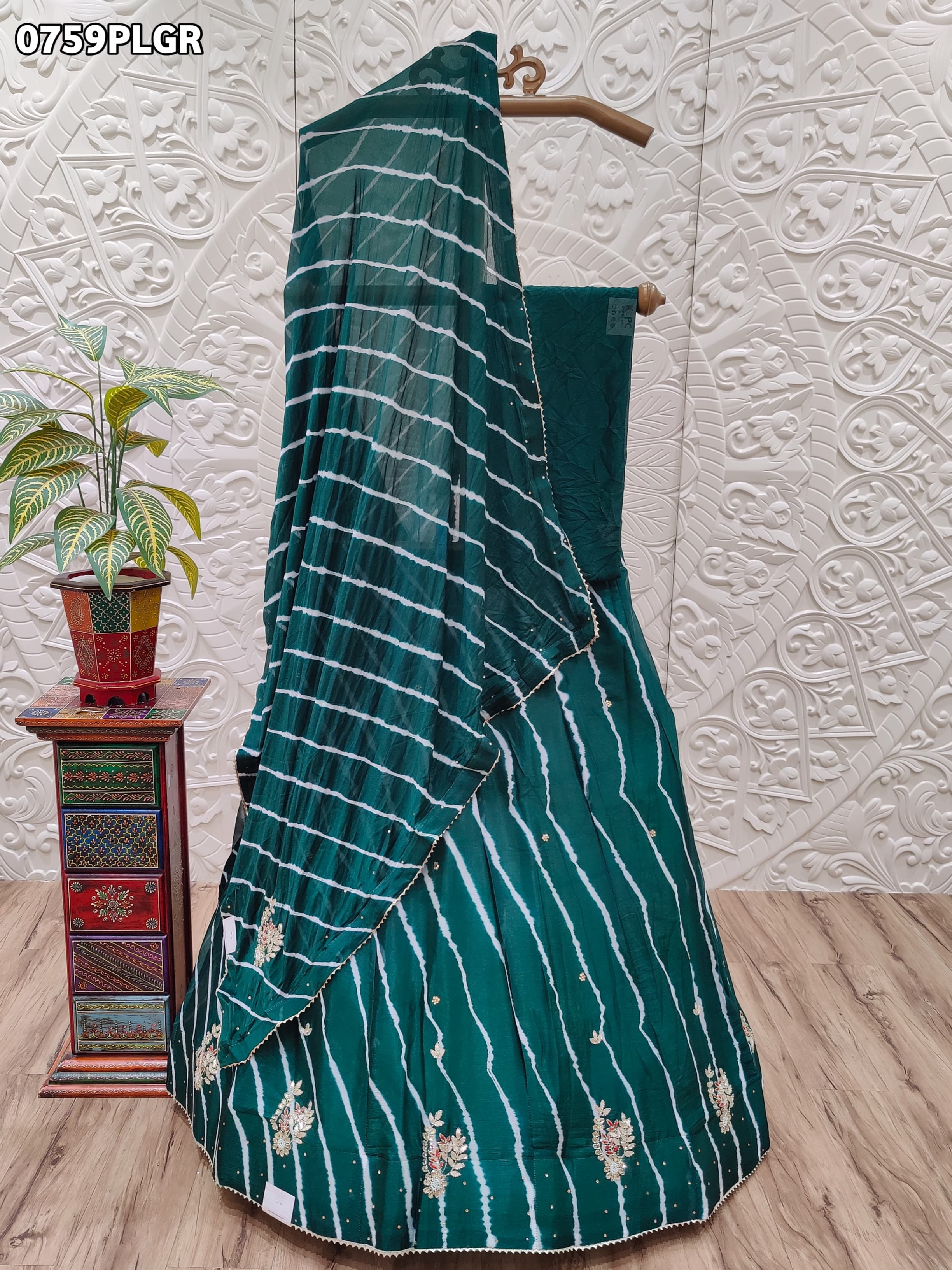 By Rajasthani Lehenga With Traditional Wear