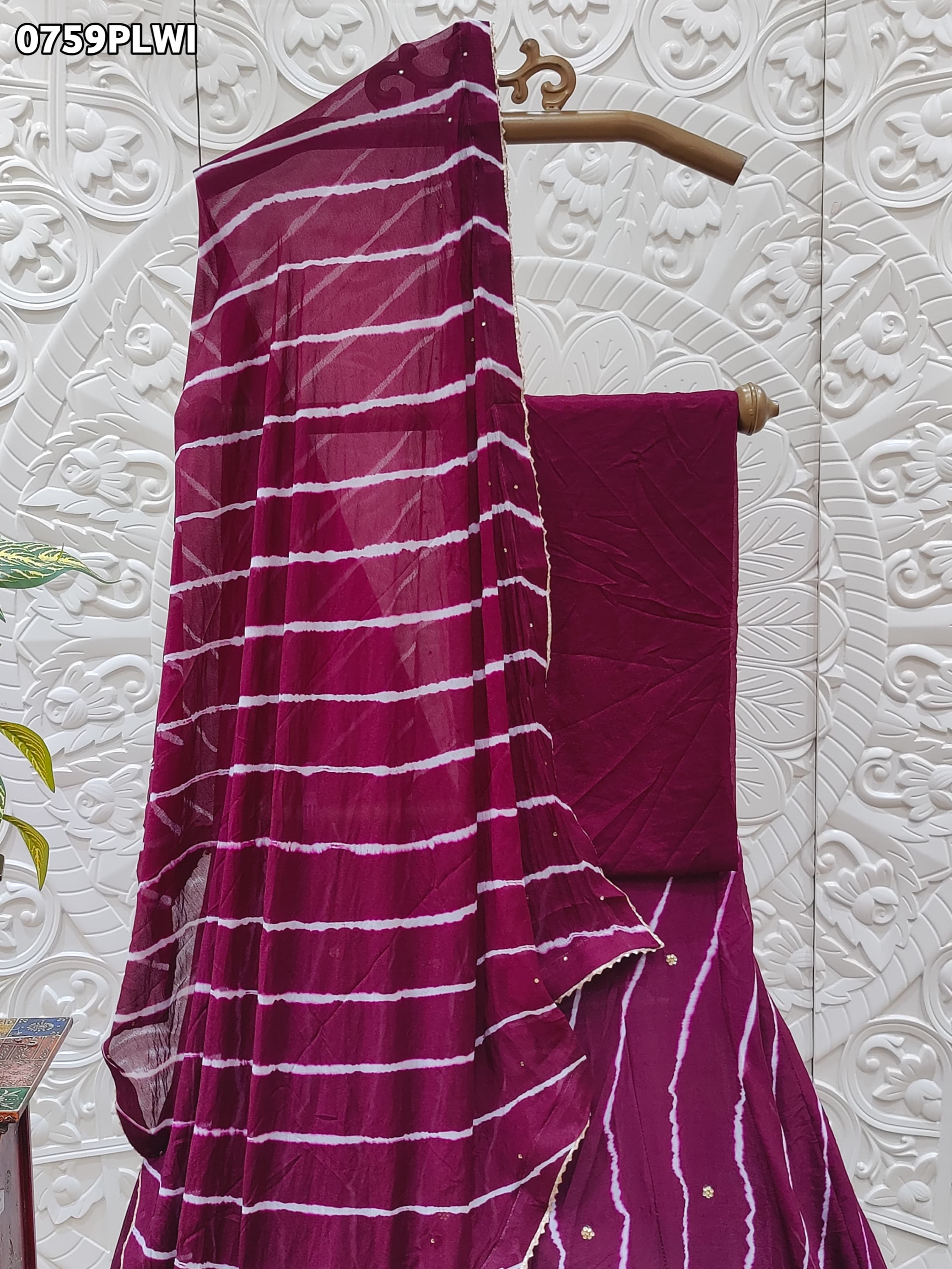By Rajasthani Lehenga With Traditional Wear