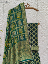KcPc Rajasthani Beautiful Bandhej Gharchola LehengaKML