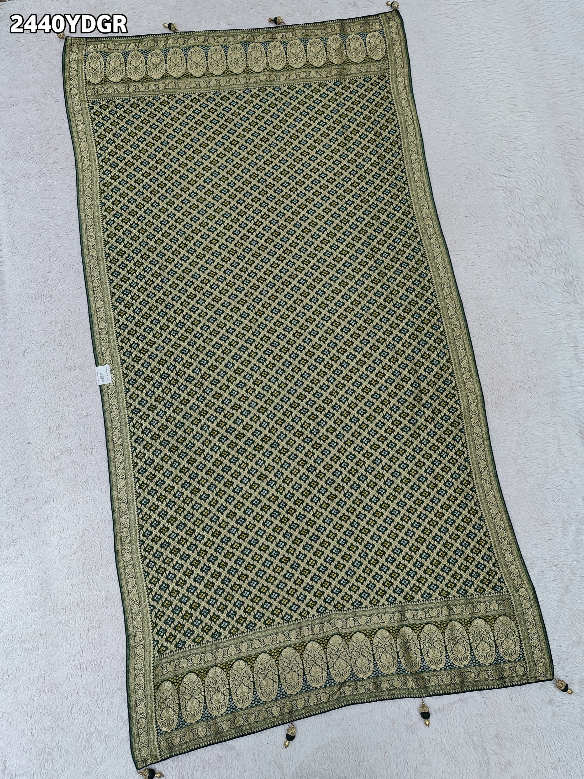KcPc New Georgette Bandhani Style With Zari weaving Work Dupatta MOH