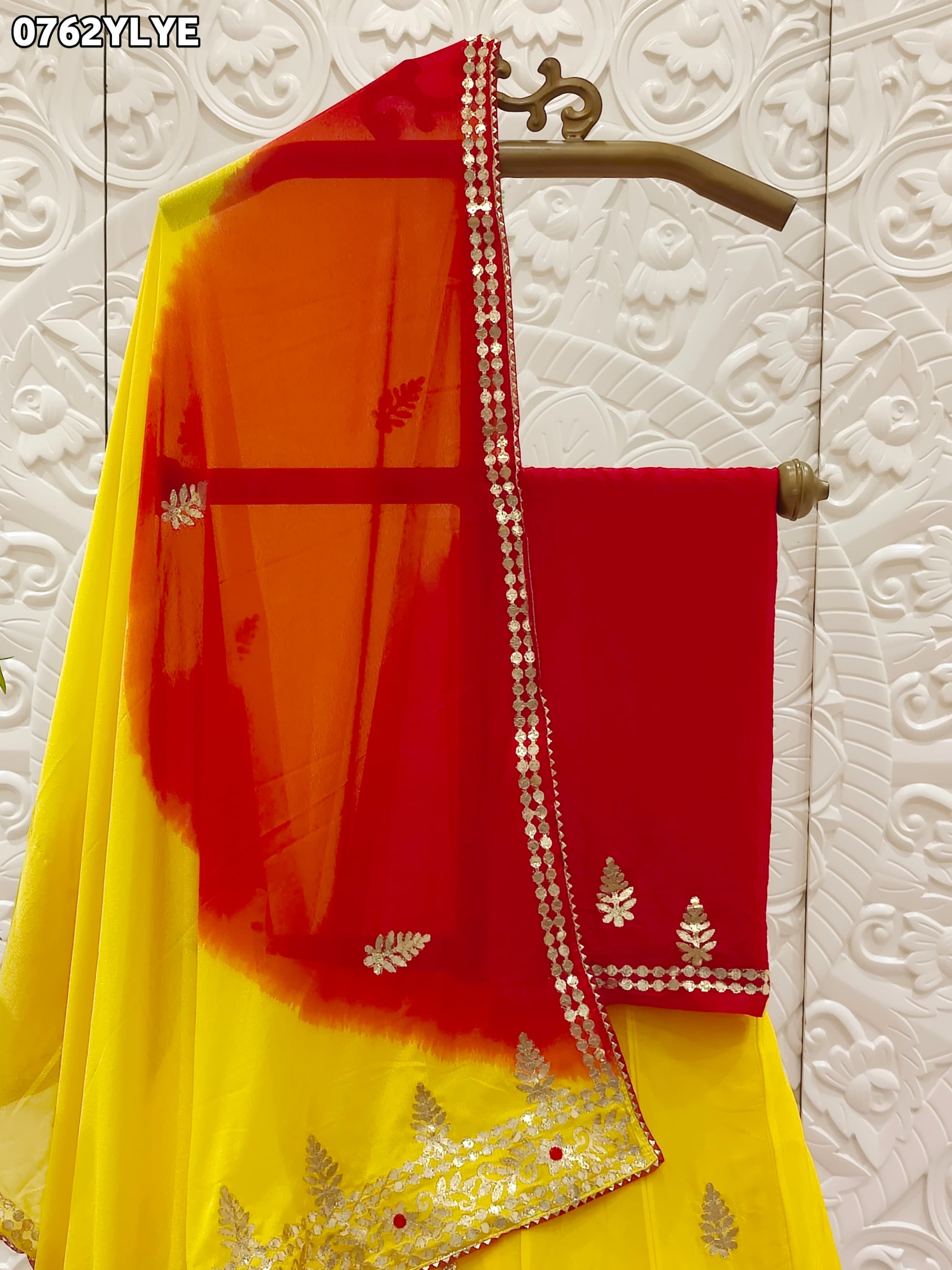 By Jaipuri Bandhani Lehenga With Traditional wear