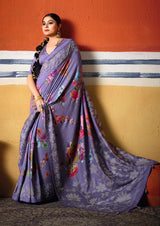 By Printed Saree With Casual Wear