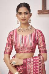 By Printed Saree With Casual Wear