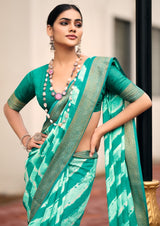 By Leheriya Saree With Casual wear