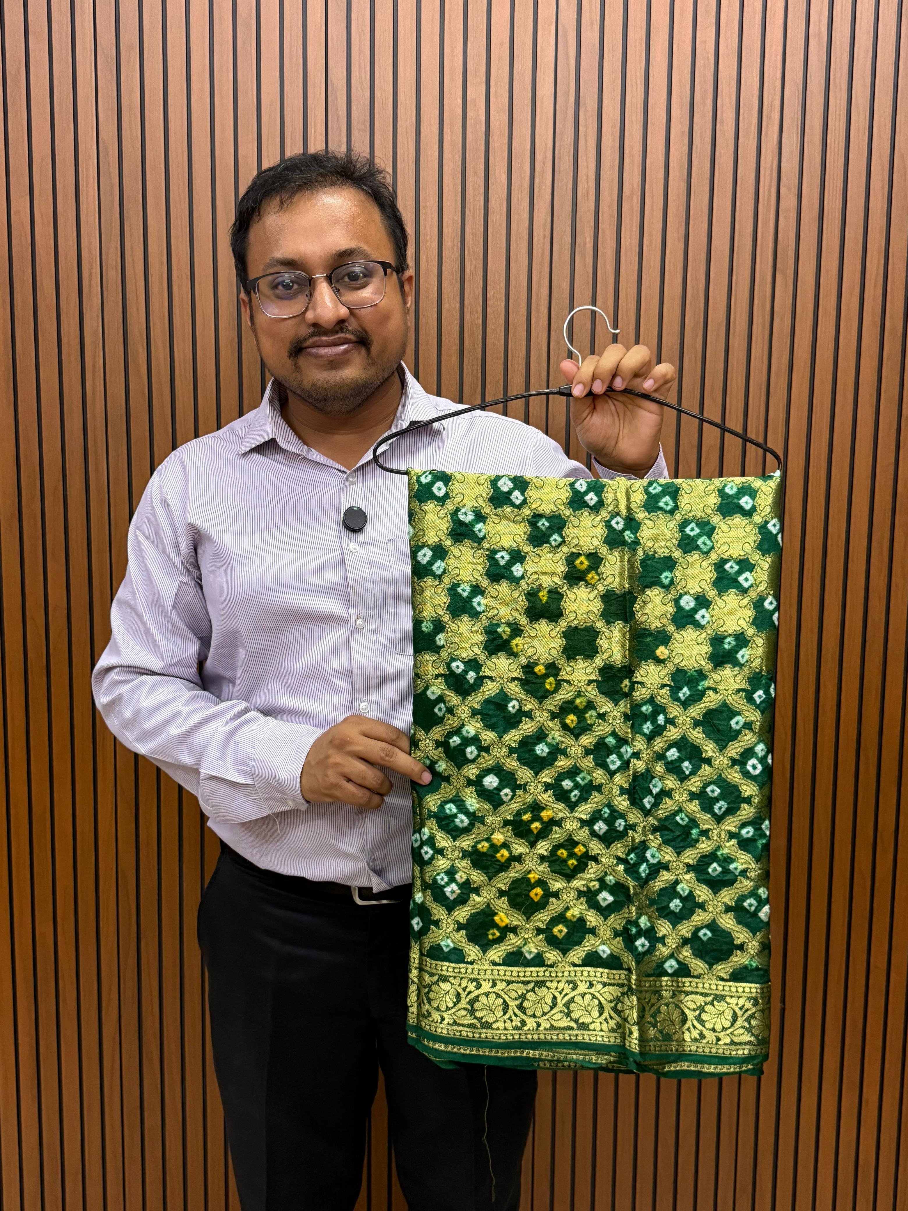 KcPc Special Silk Bandhani Dupatta with Handmade WorkSA