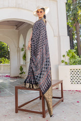 By Ajrakh Saree With Festive Wear