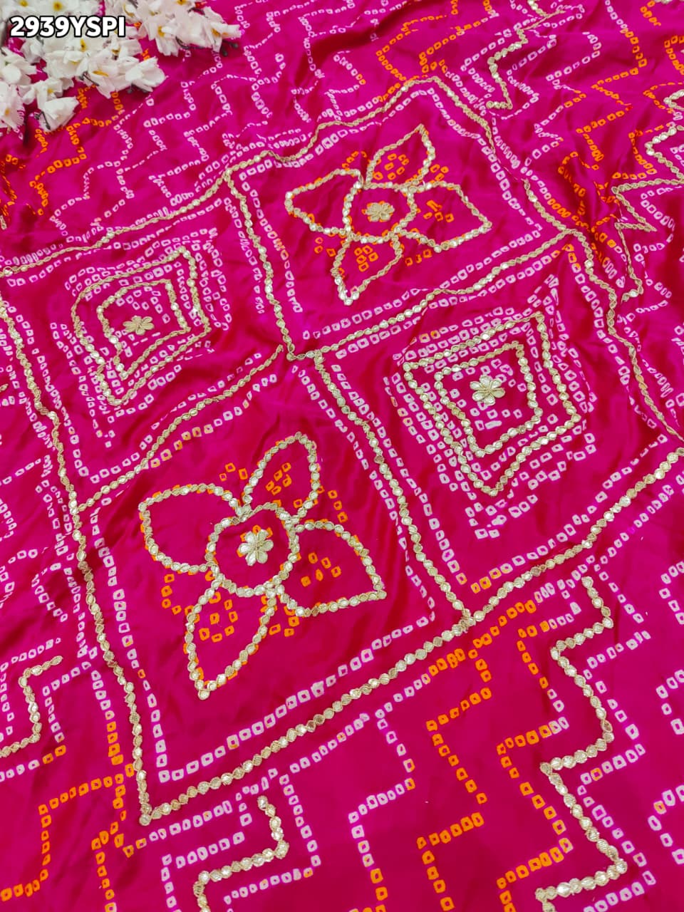 By BandhaniSaree With Traditional Wear