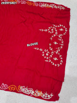 By BandhaniSaree With Traditional Wear
