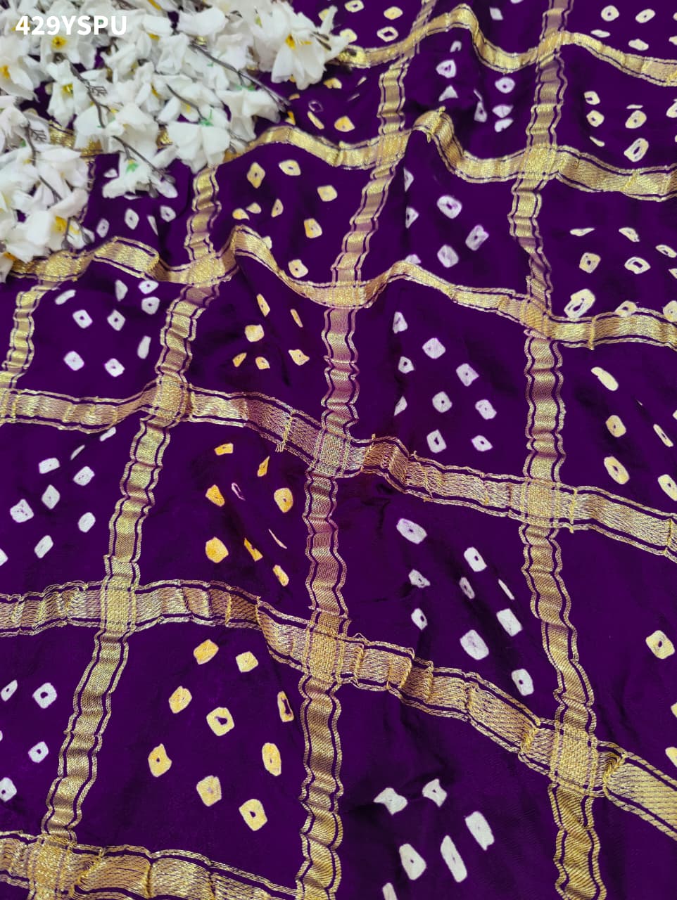 KcPc New Modal Silk Bandhani Saree for Festive Wear PARS