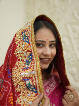 KcPc Special New Pure Ojariya Raidana Zardoji Handwork Kolkata Special Chunri