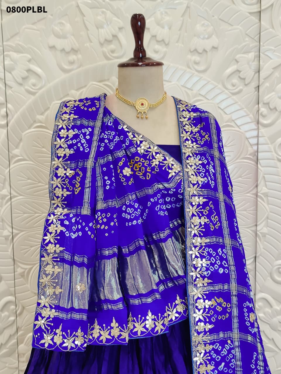 KcPc Pure Gajji Silk Lehenga & Dupptta With Gorgeous Gotapatti WorkBTU