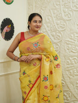 By New Launch Tissue Silk Bollywood Style With Silver Gotapatti Work Saree
