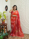 Gaji Silk Bandhani Sareewith gotapati work