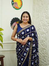 KcPc New Elegant Banarasi Georgette Saree Adorned with Intricate Tari Embroidery PRF