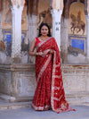 KcPc New Premium Modal Silk Bandhani Saree for Festive OccasionsAMT