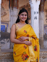 Buy New Royal Festive Collection Saree Featuring Intricate Kashida Embroidery KcPc