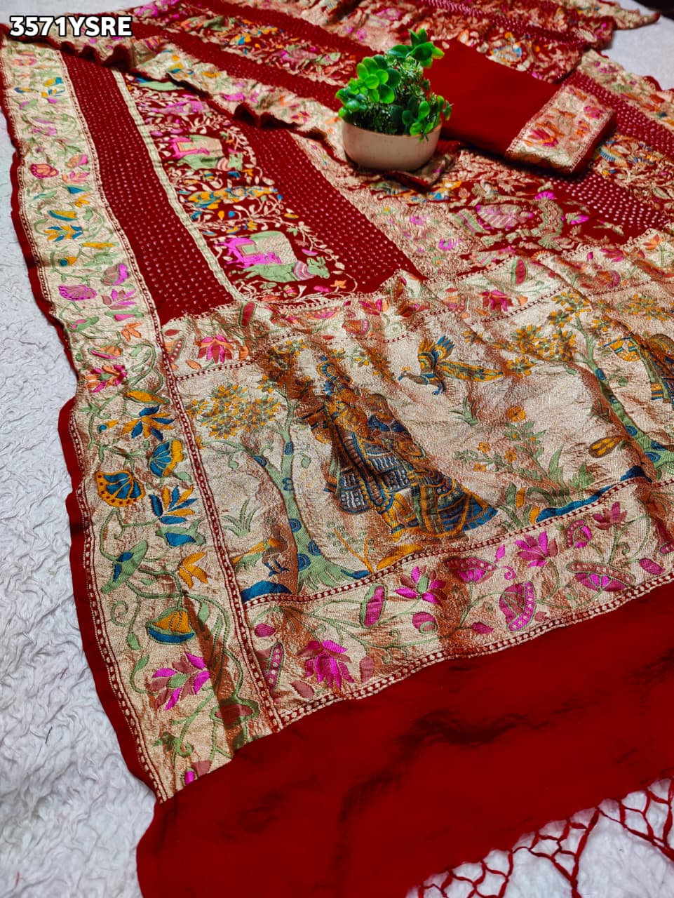 Buy New Festive Special Kalamkari Style Sarees KcPc