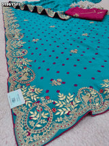 Buy Pure Georgette Bandhani Style Saree KcPc