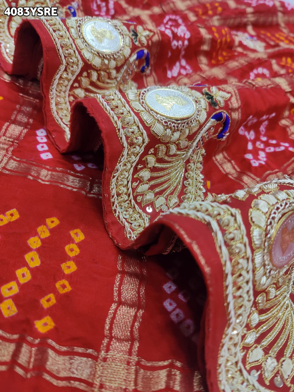 KcPc New Royal Look Gaji Silk Saree with Zardosi Work With Silver CoinsMNL