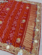 KcPc New Royal Look Gaji Silk Saree with Zardosi Work With Silver CoinsMNL