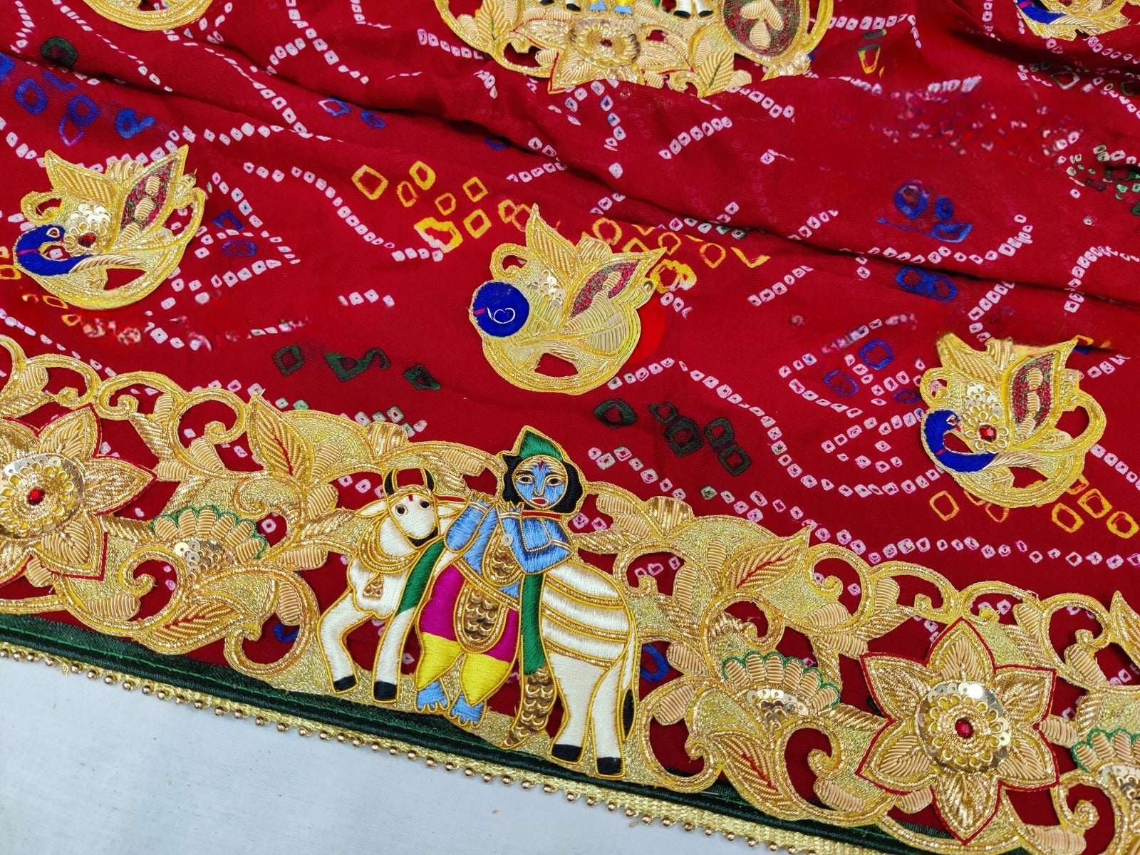 KcPc Rich Quality Hand Work Odhna Chunri
