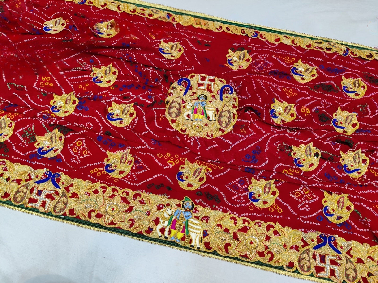 KcPc Rich Quality Hand Work Odhna Chunri