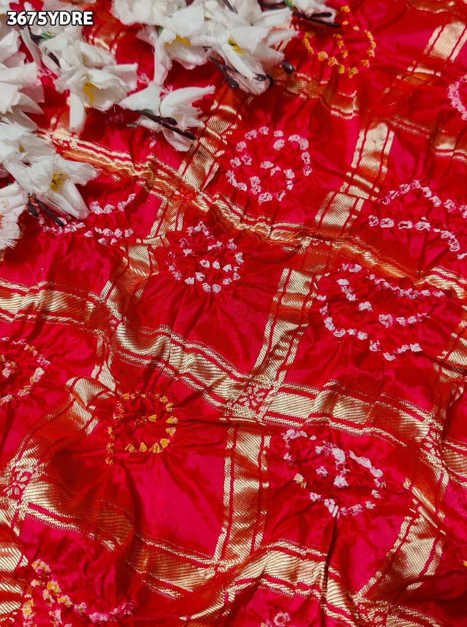 KcPc Traditional Modal Silk Gatchola Dupatta with Rich Jari Weaving MSC