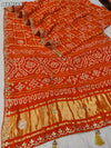 KcPc New Royal Pure Gaji Silk Bandhani SareeAMT