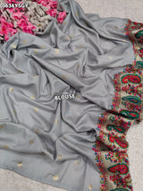 KcPc New Royal Foil Print Saree Crafted in Soft Pashmina Silk FabricSTR