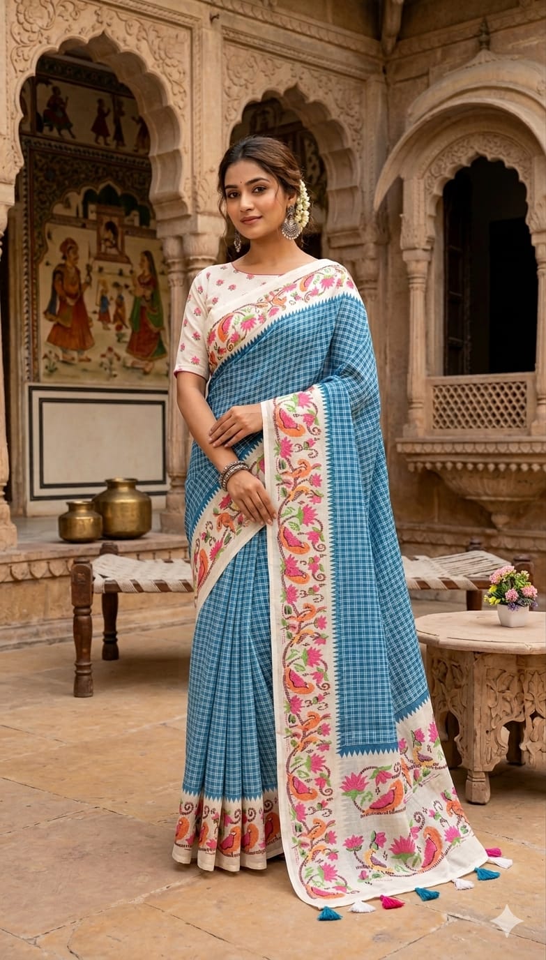 KcPc New Banarasi Style Soft Tussar Silk Saree For Festive Wear VJT