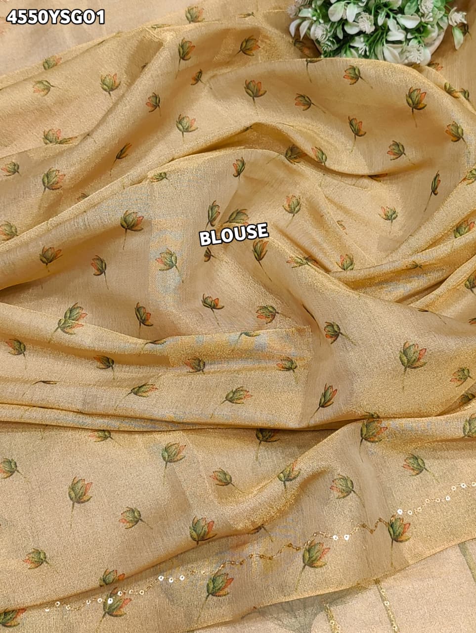KcPc Elegant Tissue Silk Sarees with Traditional Tari WorkGAN