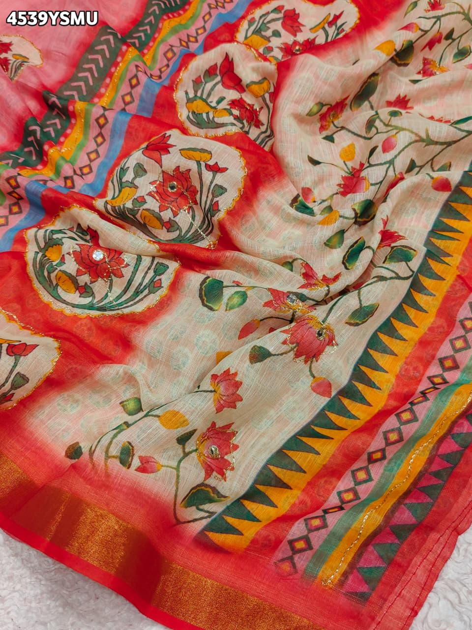 KcPc Traditional Kalamkari Sarees Designed with Modern EleganceGAN