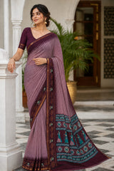 KcPc Royal Printed Georgette Silk Saree for Festive Wear VJT