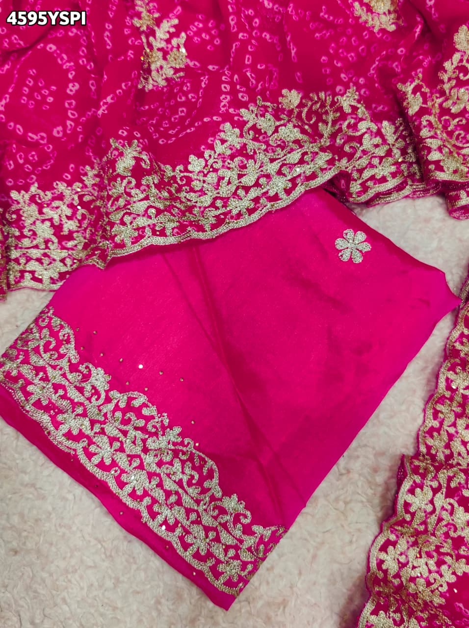 KcPc Premium Bandhani Sarees Crafted for CelebrationsSANJU
