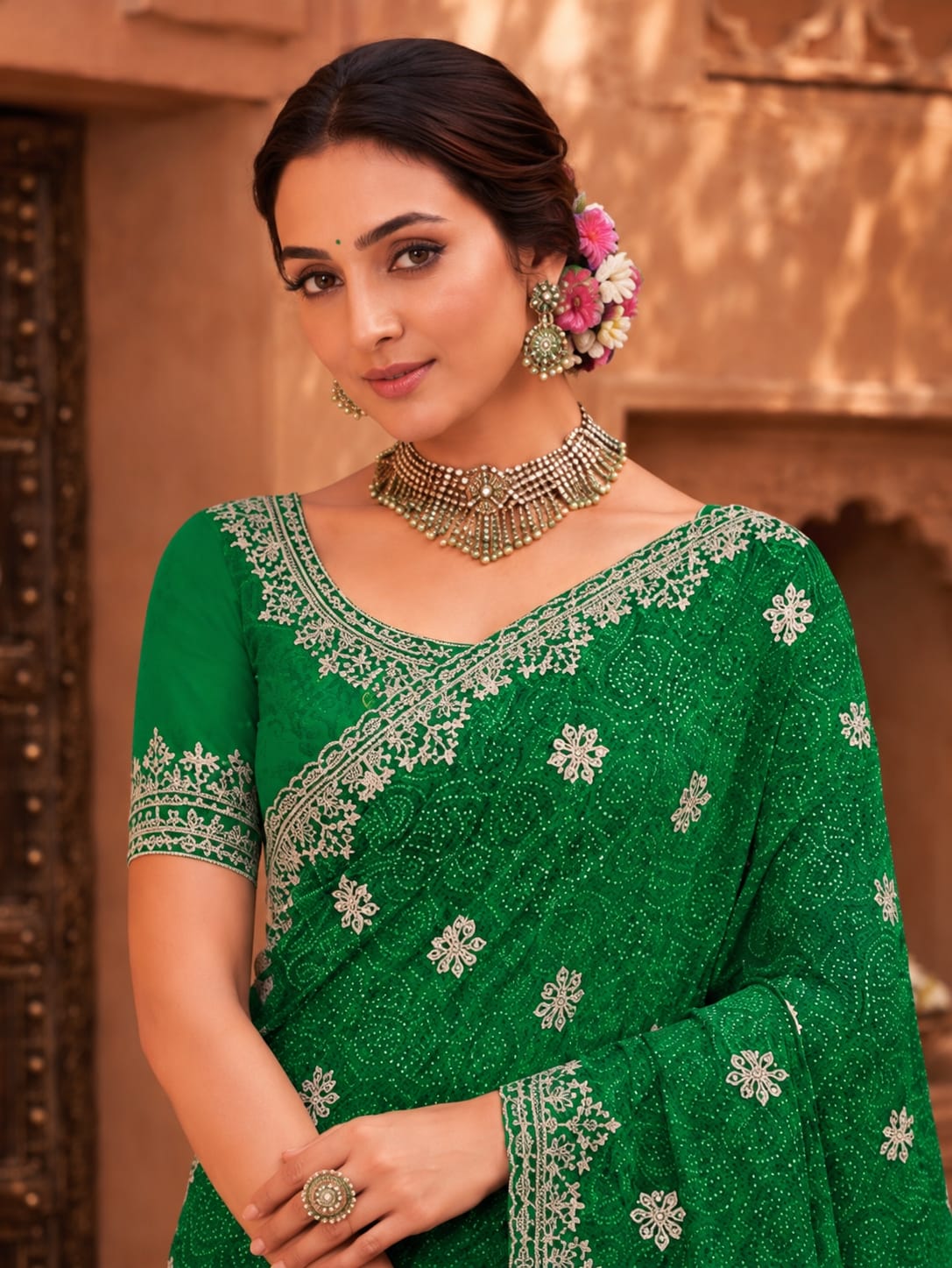 KcPc Beautiful Bandhani Sarees for Every Celebration SANJU