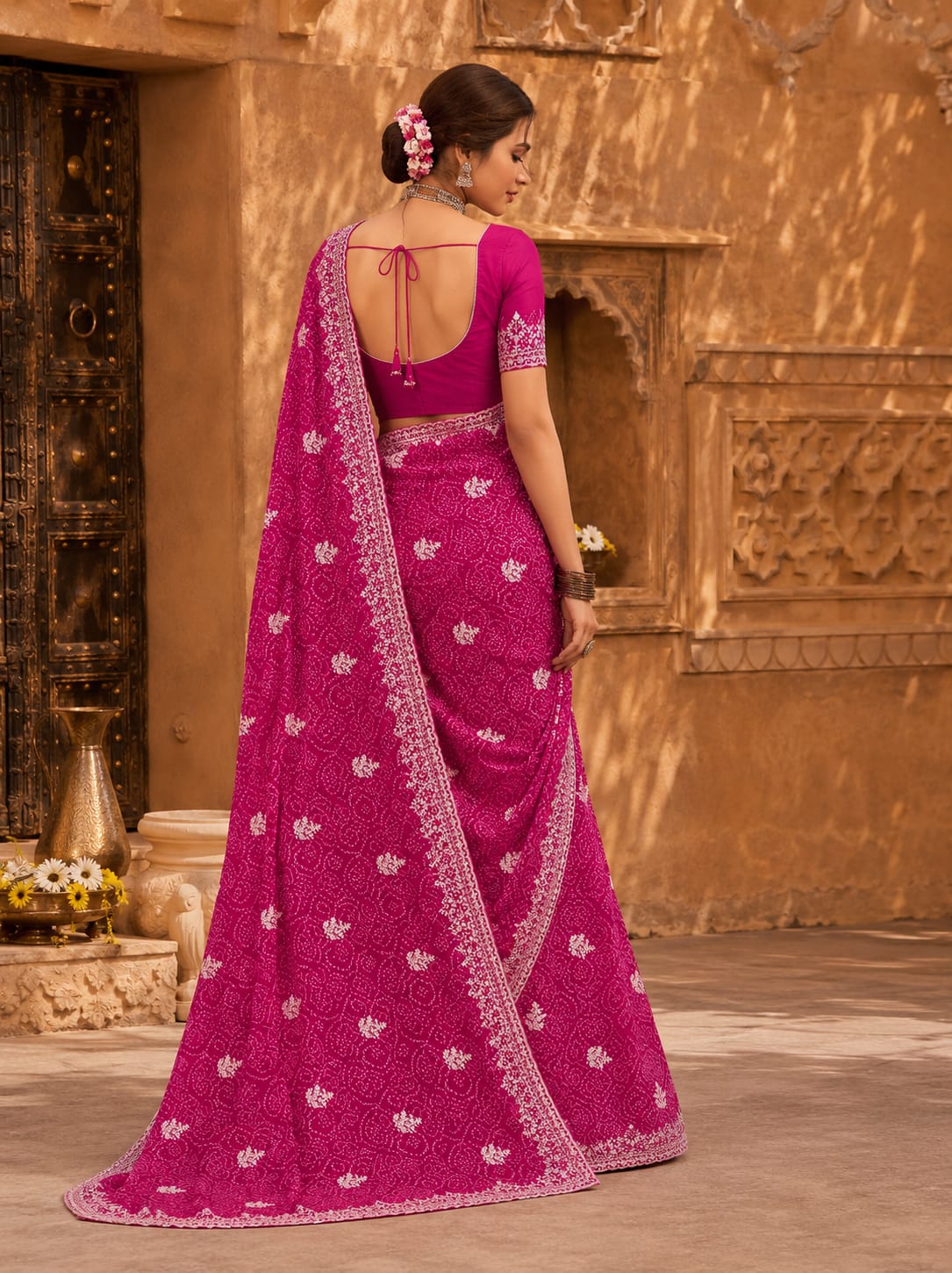 KcPc Premium Bandhani Sarees Crafted for CelebrationsSANJU