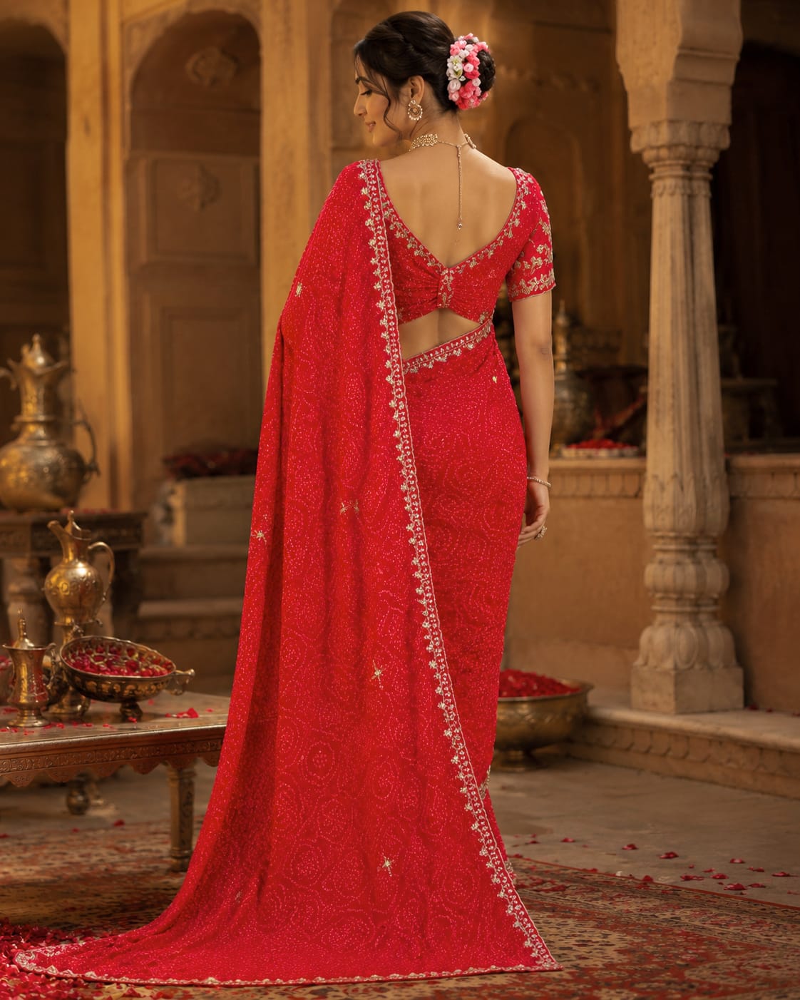 KcPc Traditional Bandhani Sarees for Festive CelebrationsBAL