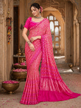 KcPc Premium Gaji Silk Bandhani Saree CollectionNAV