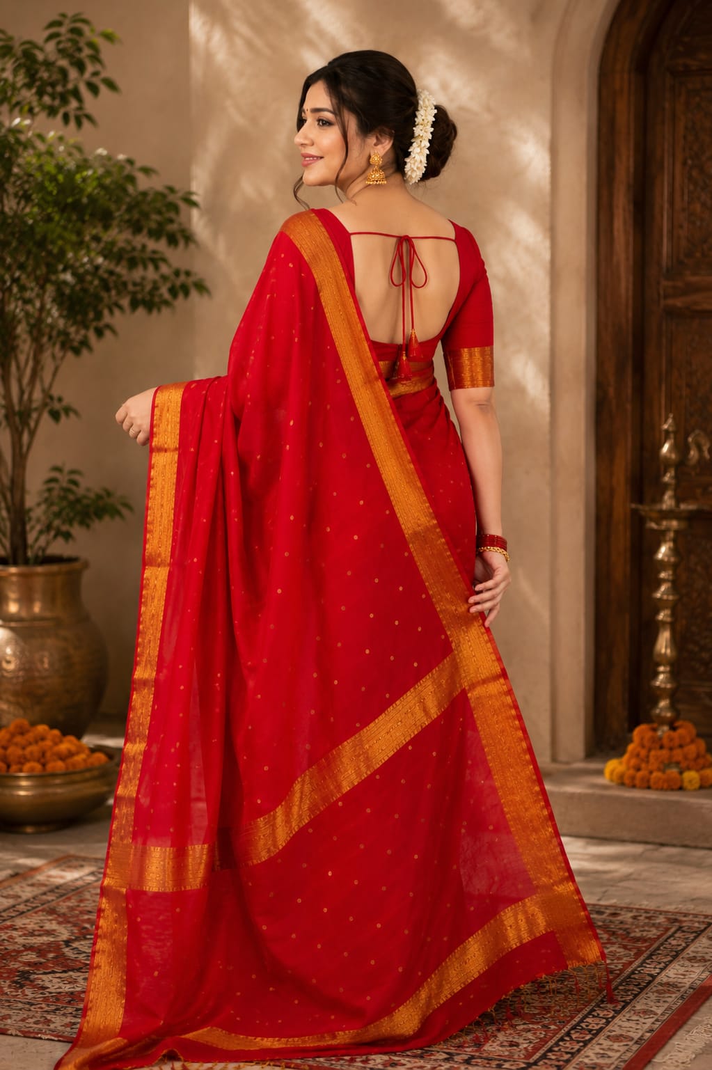 KcPc New Graceful Nayanthara Inspired Banarasi Art Silk SareeAST