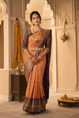 KcPc New Elegant Banarasi Style Saree in Premium Katan Tissue Silk AST