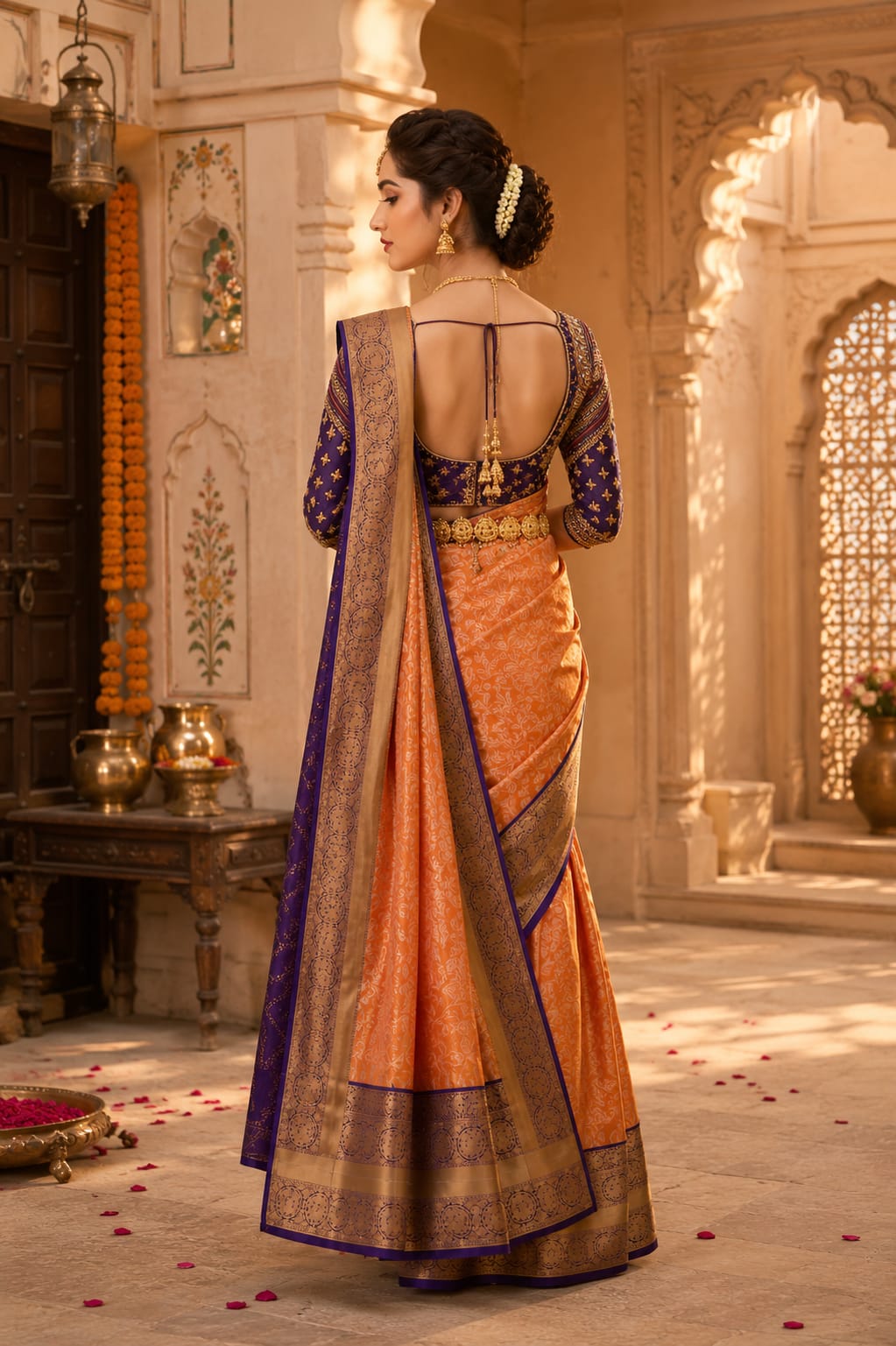 KcPc New Elegant Banarasi Style Saree in Premium Katan Tissue Silk AST