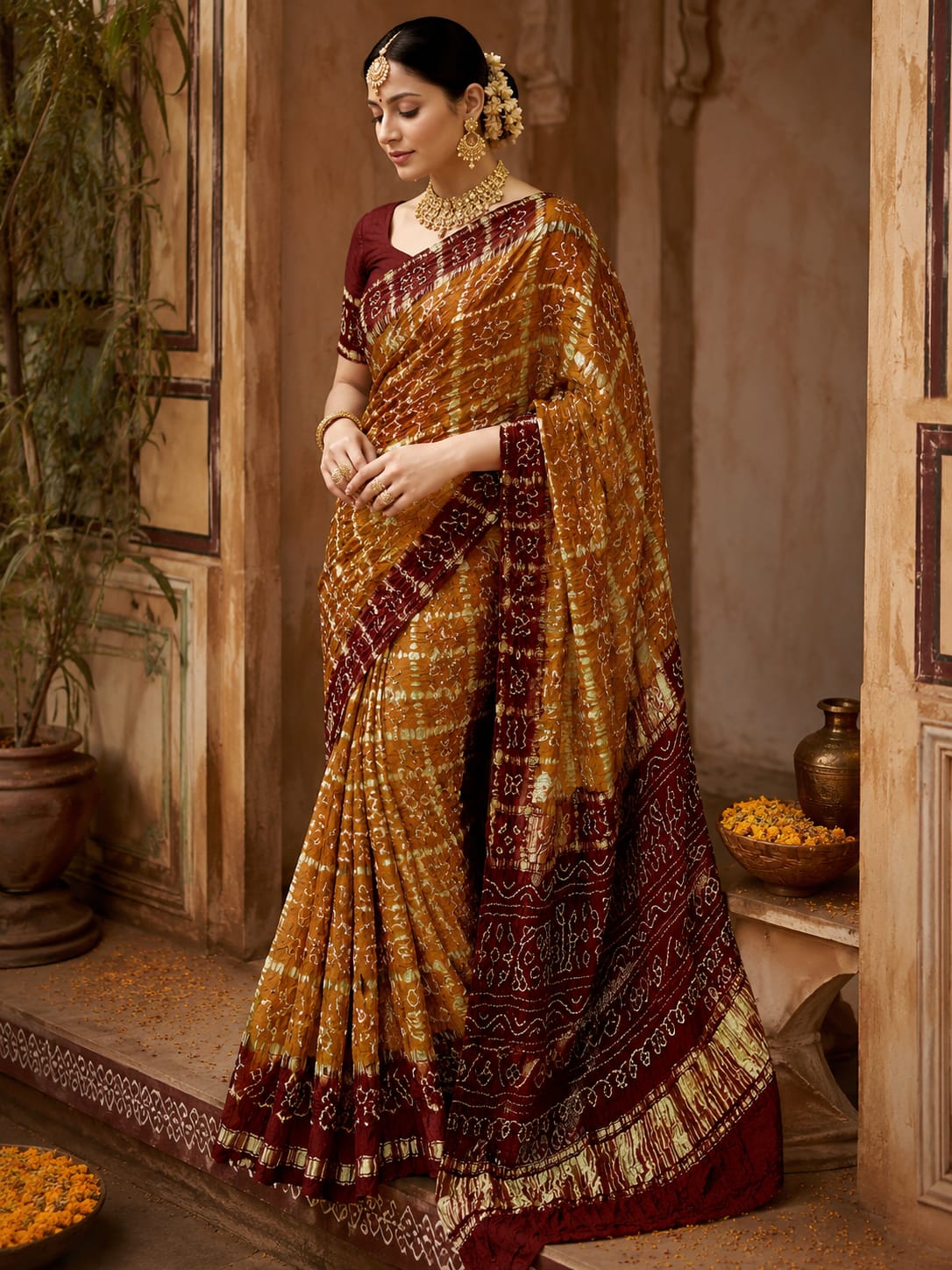 KcPc Traditional Bandhani Sarees for Every CelebrationNAV