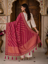KcPc Letest Khaddi Georgette Banarasi Style With Embroidery Work DupattaSAS