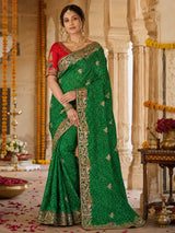 KcPc Premium Bandhani Sarees for Festive CelebrationsKDN