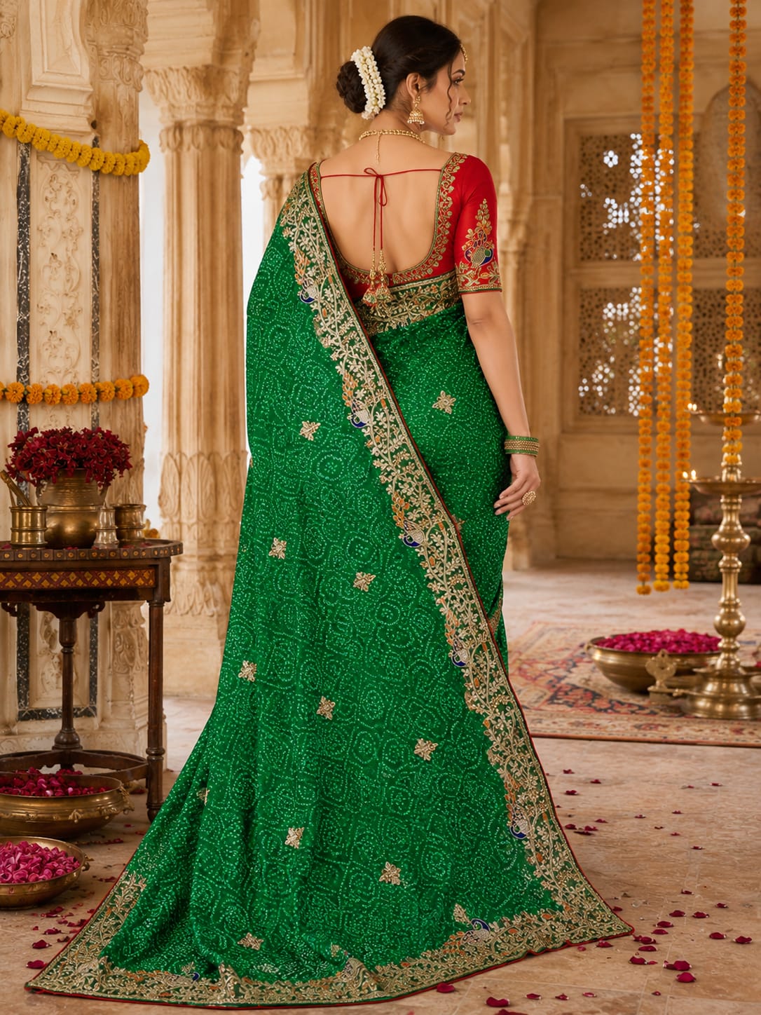 KcPc Premium Bandhani Sarees for Festive CelebrationsKDN