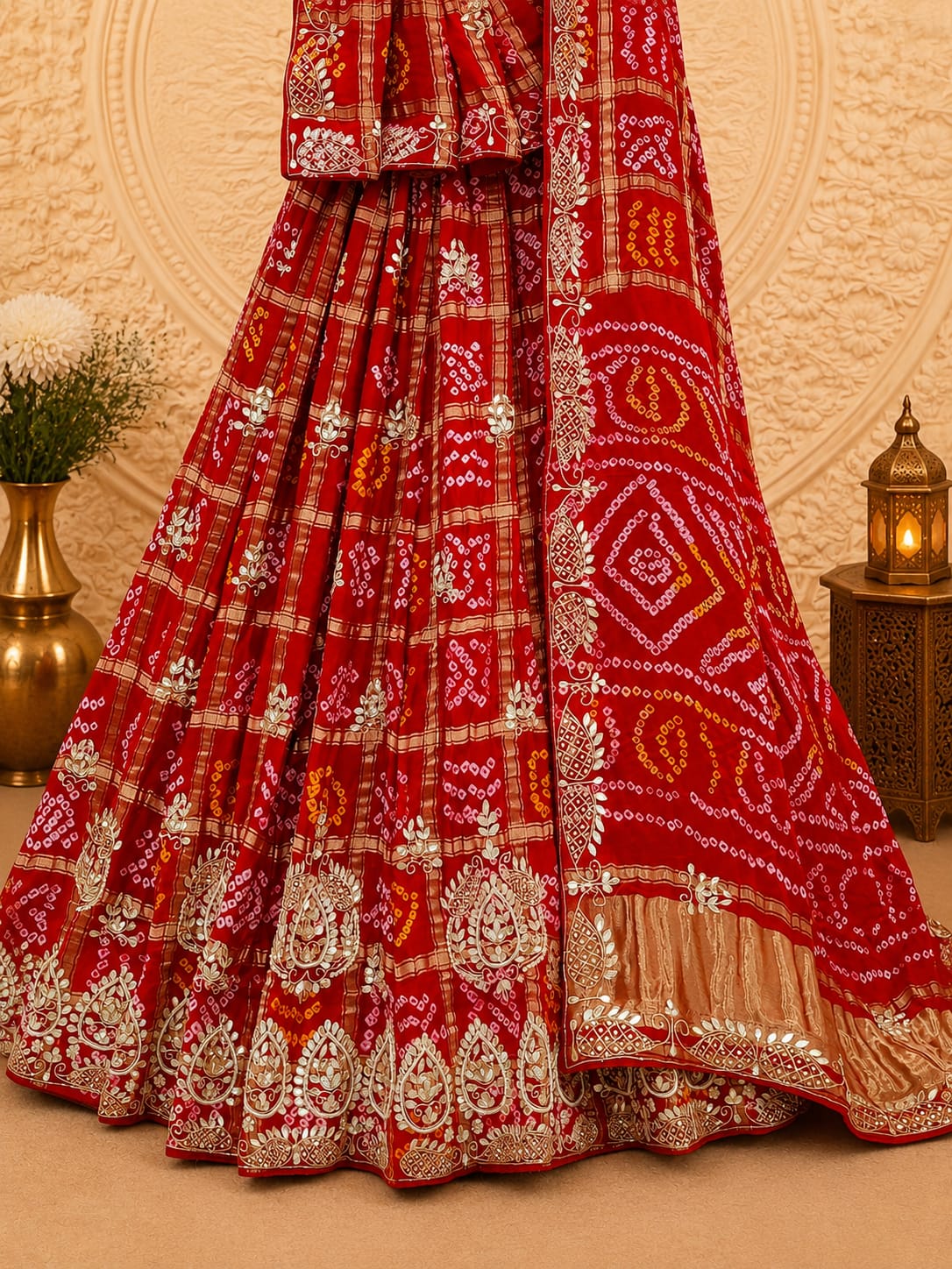 KcPc New Premium Pure Gaji Silk Lehengas for Traditional EleganceRGC