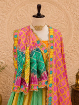 KcPc Crepe Silk Lehengas Featuring Stylish Prints and Beautiful Cutdana DetailingBHUTA
