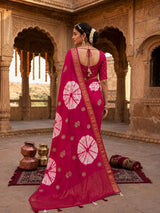 KcPc Premium Shibori Style Sarees with Aari Tari Work GAN